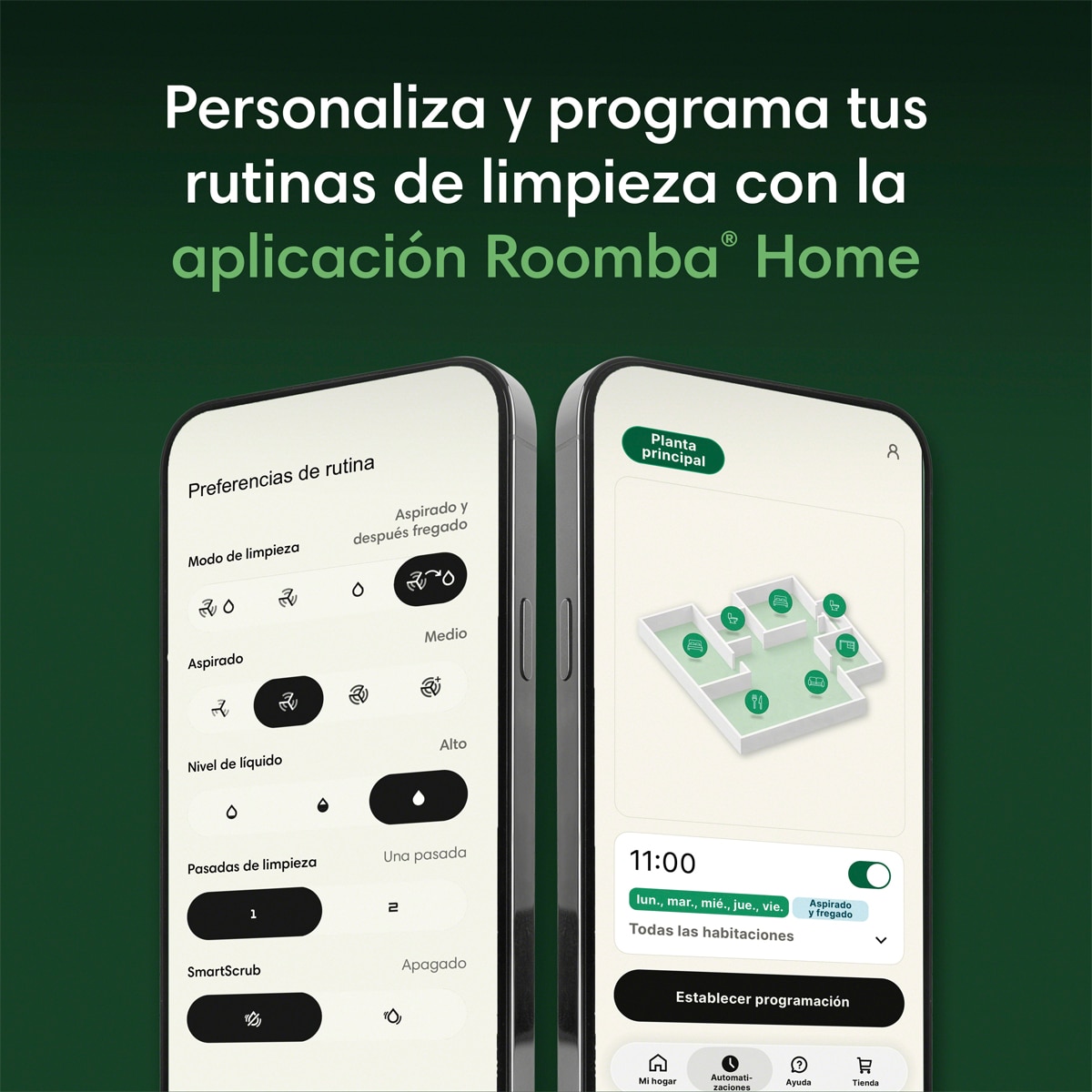 Robot aspirador y friegasuelos  Roomba® Max 776 Combo con Base AutoWash™ multifunción, 30.000 Pascales, rodillo de fregado extensible PowerSpin™ Negro-12