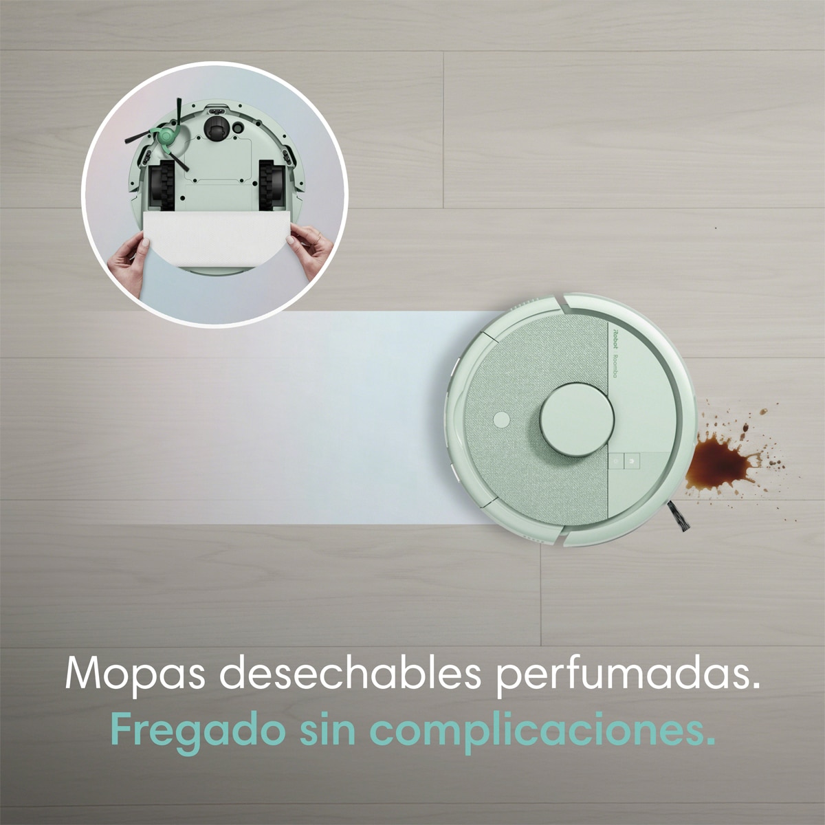 Robot aspirador Roomba® Mini con Base AutoEmpty™ con 90 días de autovaciado y 7.000 Pascales - Verde Verde-9