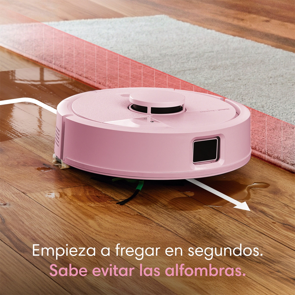 Robot aspirador Roomba® Mini con Base AutoEmpty™ con 90 días de autovaciado y 7.000 Pascales - Rosa Rosa-8