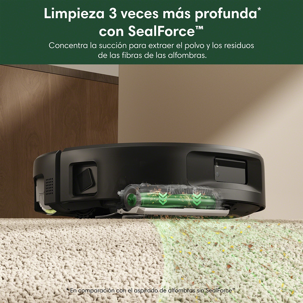 Robot aspirador y friegasuelos Roomba® 876 Combo + Base AutoWash™ con limpieza con vapor y 35.000 Pascales - Negro Negro-7