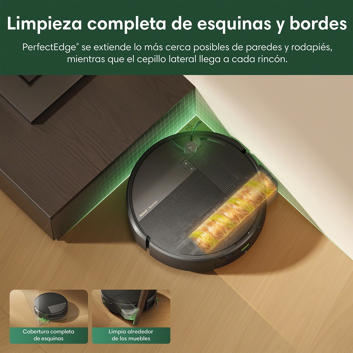 Robot aspirador y friegasuelos Roomba® 876 Combo + Base AutoWash™ con limpieza con vapor y 35.000 Pascales - Negro Negro-8