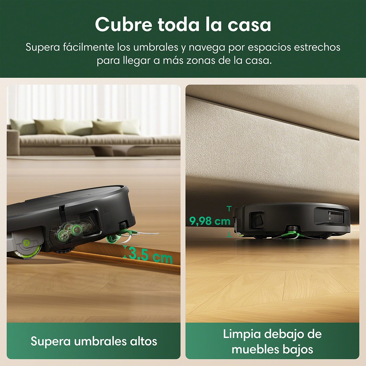 Robot aspirador y friegasuelos Roomba® 876 Combo + Base AutoWash™ con limpieza con vapor y 35.000 Pascales - Negro Negro-13