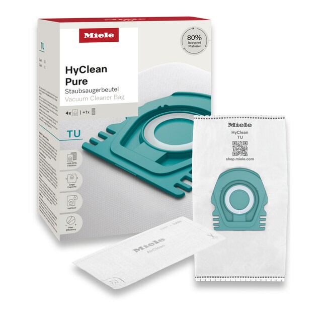 Imagen 0 de Pack 4 bolsas de aspirador Miele TU HyClean Pure