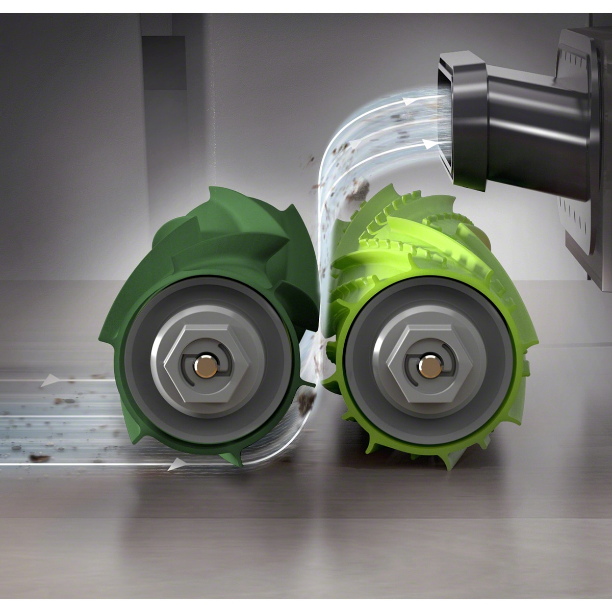 Juego de cepillos de goma para Serie s iRobot Roomba 2