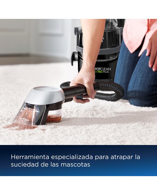 Aspirador quitamanchas para tapicerías Bissell Pet Pro Plus 37252 con manguera hydrorinse Verde / Negro-6