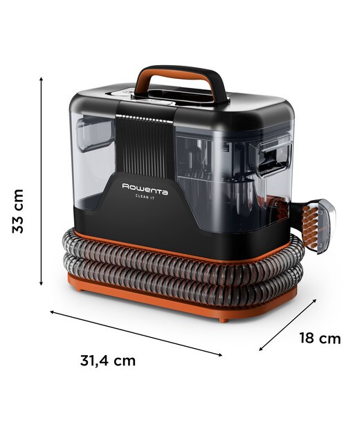 Aspirador para Estofos Rowenta Clean it IN5011 Laranja-3