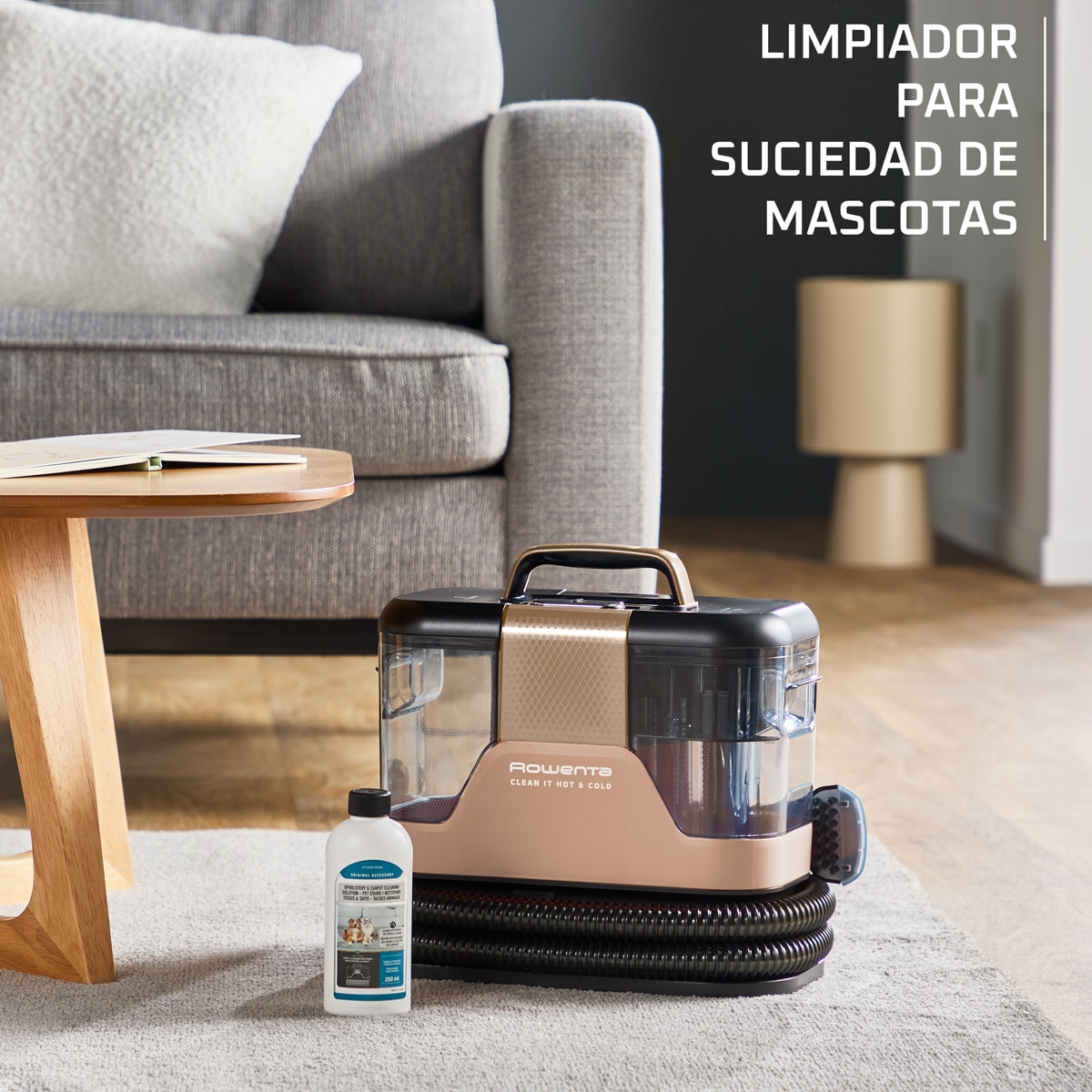 Aspirador Quitamanchas Rowenta Clean It Hot & Cold IN7021 pulveriza, friega y aspira Cobre-6