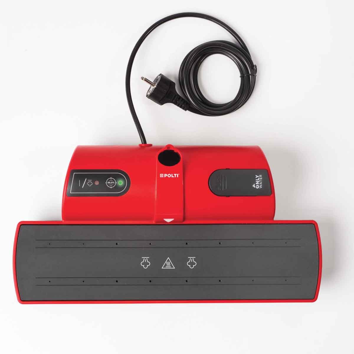 Mopa de vapor Polti Mopyy Red, recoge y elimina virus, gérmenes y bacterias - Rojo Rojo-5