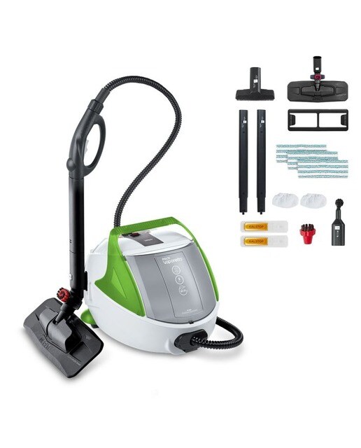 Imagen 2 de Vaporetto Polti Pro 8X Eco Plus elimina virus, gérmenes y bacterias - Blanco / Azul Blanco / Azul