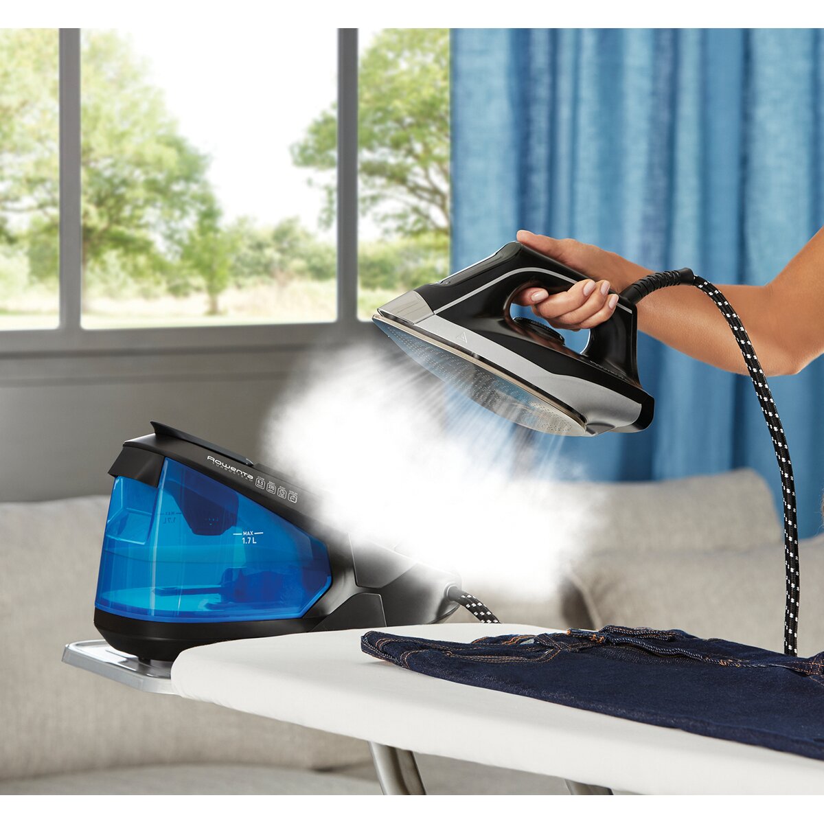 Centro de planchado Rowenta TurboSteam VR8320 6,5 bares, Golpe de 350 g/min, 1,7 L 7