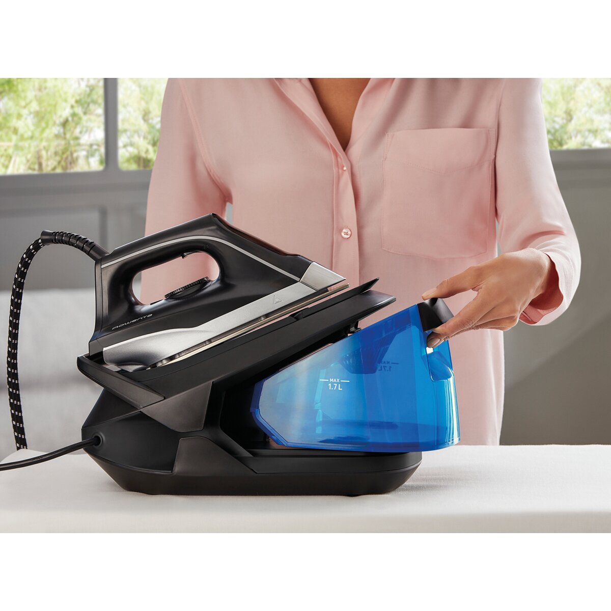 Centro de planchado Rowenta TurboSteam VR8320 6,5 bares, Golpe de 350 g/min, 1,7 L 8