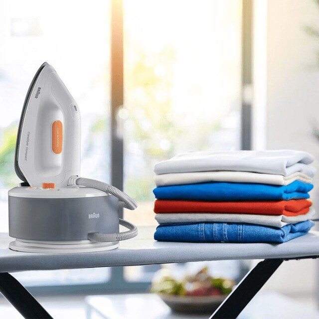 Centro de planchado Braun CareStyle Compact IS2132WH con tecnología DoubleSteam Blanco-10