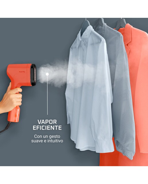 Plancha vertical Rowenta Pure Pop con almohadilla reversible Rojo Coral-3