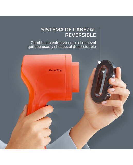 Plancha vertical Rowenta Pure Pop con almohadilla reversible Rojo Coral-6