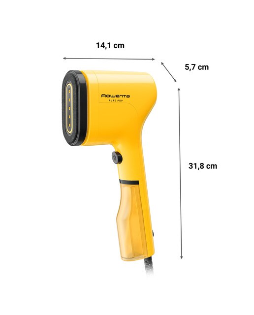 Plancha vertical Rowenta Pure Pop con almohadilla reversible Amarillo-3