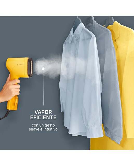 Plancha vertical Rowenta Pure Pop con almohadilla reversible Amarillo-4