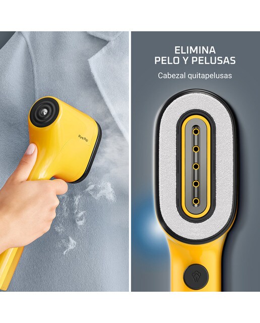 Plancha vertical Rowenta Pure Pop con almohadilla reversible Amarillo-6