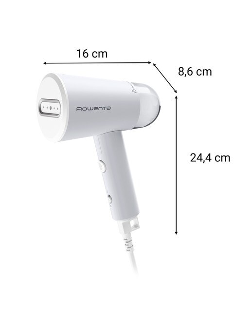 Imagen 2 de Cepillo de vapor vertical Rowenta Origin travel DR1021 plegable - Gris / Blanco Gris / Blanco