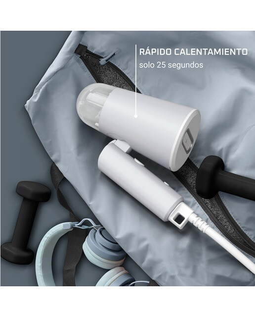 Imagen 5 de Cepillo de vapor vertical Rowenta Origin travel DR1021 plegable - Gris / Blanco Gris / Blanco