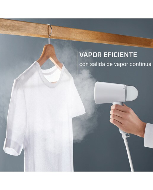 Imagen 6 de Cepillo de vapor vertical Rowenta Origin travel DR1021 plegable - Gris / Blanco Gris / Blanco