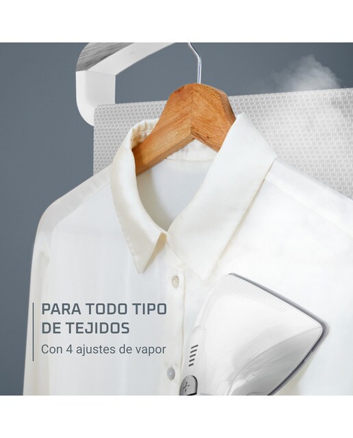 Centro de planchado vertical Rowenta Pro Style Care IS8470 con sistema Press & Steam Blanco / Plateado-4