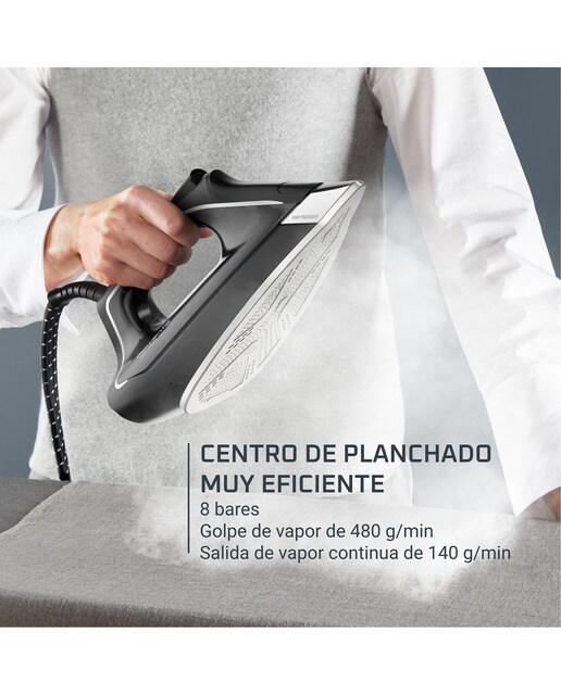 Centro de planchado Rowenta Eco Steam Pro DG9611 con Tecnología Microsteam 400 HD 3D Láser Negro / Beige-4