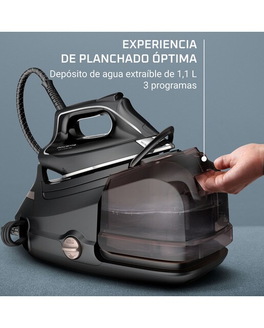 Centro de planchado Rowenta Eco Steam Pro DG9611 con Tecnología Microsteam 400 HD 3D Láser Negro / Beige-5