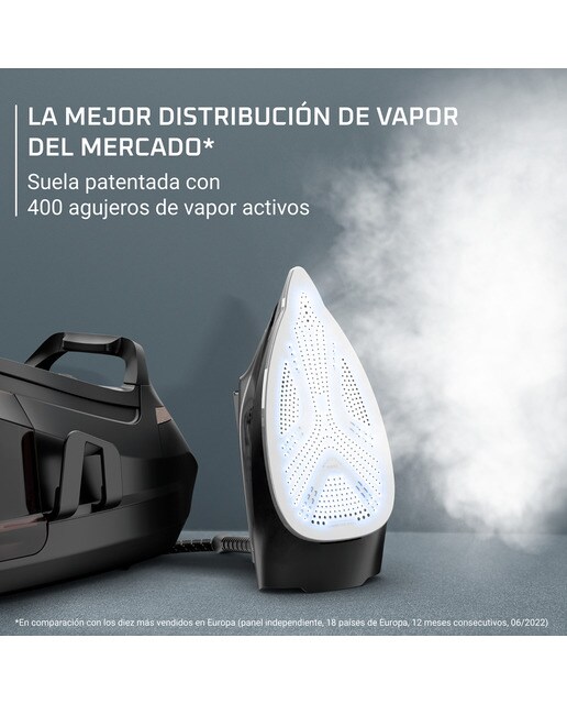 Centro de planchado Rowenta Eco Steam Pro DG9611 con Tecnología Microsteam 400 HD 3D Láser Negro / Beige-6