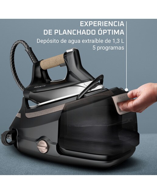 Centro de planchado Rowenta Eco Steam Pro DG9661 con Tecnología Microsteam 400 HD 3D Láser Negro / Beige-5