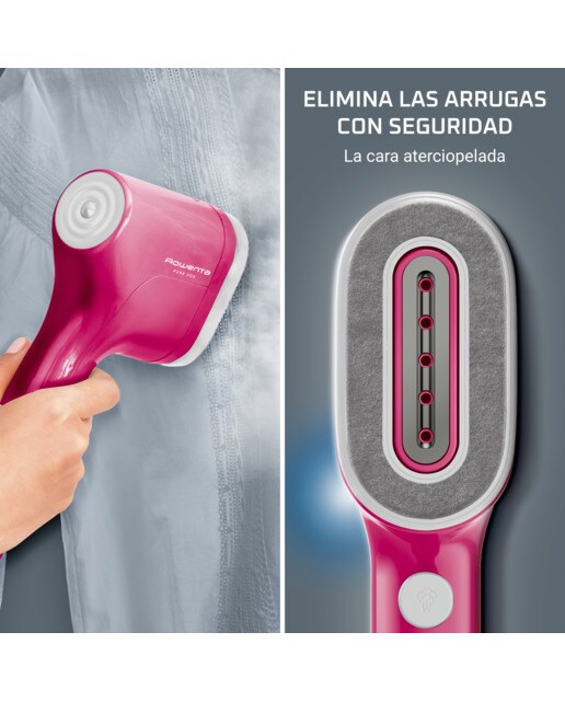 Cepillo de vapor vertical Rowenta Pure Pop higieniza y plancha - Rosa Rosa-4