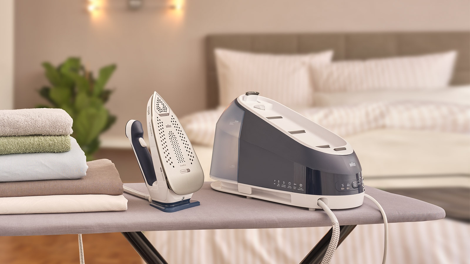 Centro de planchado Braun CareStyle 5 IS5245BL ergonómico con sistema de vapor extra potente Azul-5