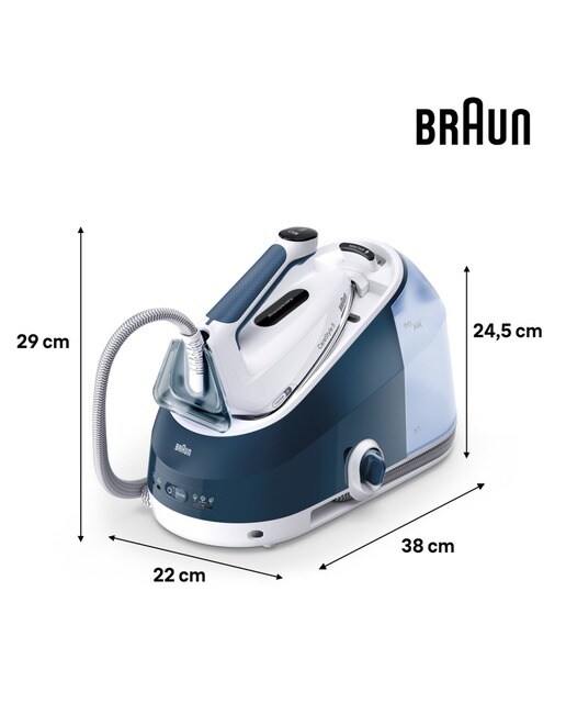 Centro de planchado Braun CareStyle 5 IS5245BL ergonómico con sistema de vapor extra potente Azul-6