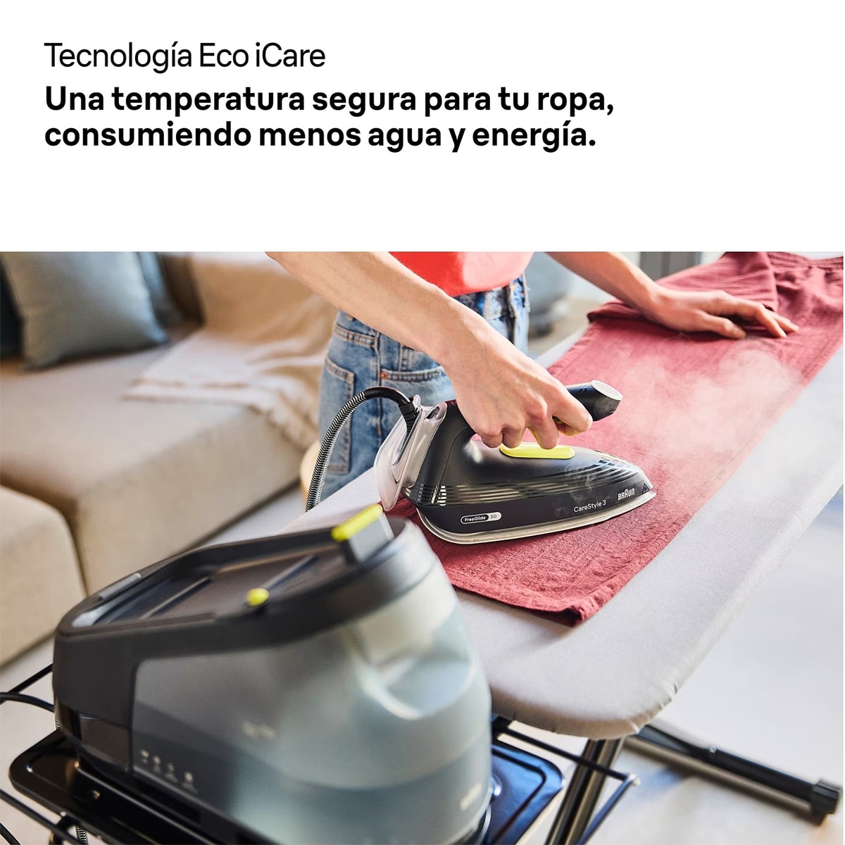 Centro de planchado Braun CareStyle 3 con tecnología FreeGlide 3D Negro-6