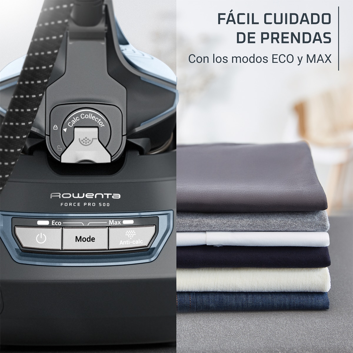 Centro de planchado Rowenta VR9031 Pro 500 con Tecnología QuickSteam Negro / Beige-5