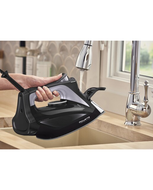 Plancha de vapor Rowenta Focus Excel con suela Microsteam 400 HD Negro / Metal-8