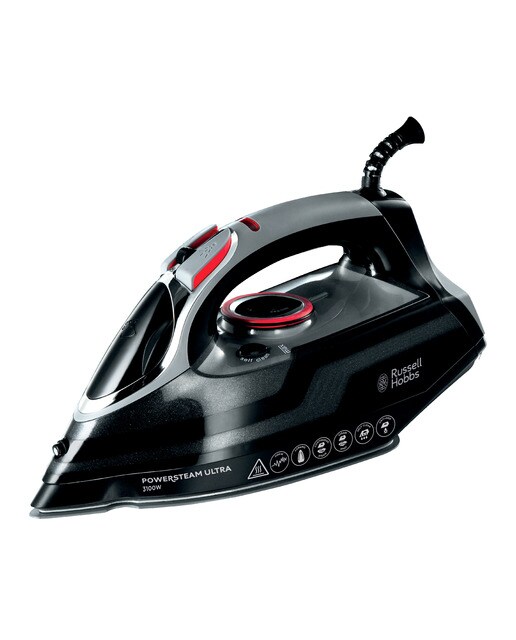 Plancha de vapor Russell Hobbs Power Steam Ultra con suela cerámica - Negro Negro-1