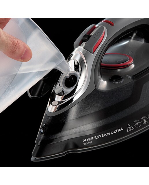Plancha de vapor Russell Hobbs Power Steam Ultra con suela cerámica - Negro Negro-9