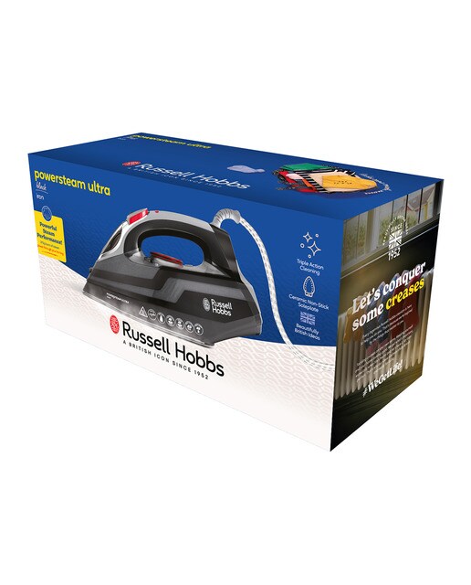 Plancha de vapor Russell Hobbs Power Steam Ultra con suela cerámica - Negro Negro-13