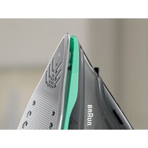Plancha de vapor Braun TexStyle 5 SI5277GR con suela cerámica y función de vaporización vertical Negro / Verde-5