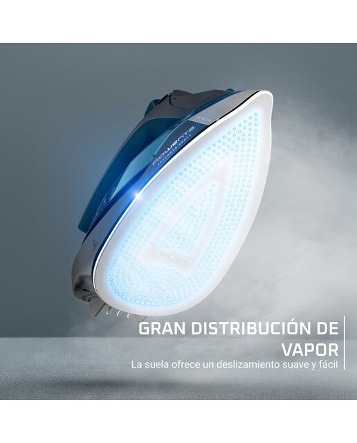 Plancha de vapor Rowenta Freemove Force sin cable - Negro / Azul Negro / Azul-9