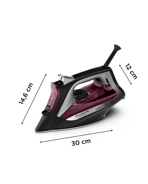 Plancha de vapor Rowenta DW4348 Accesteam con suela microsteam 300 Burdeos-7