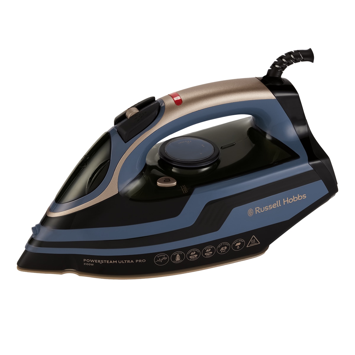 Russell Hobbs – Plancha de vapor Russell Hobbs Power Steam con suela cerámica de cuarzo.