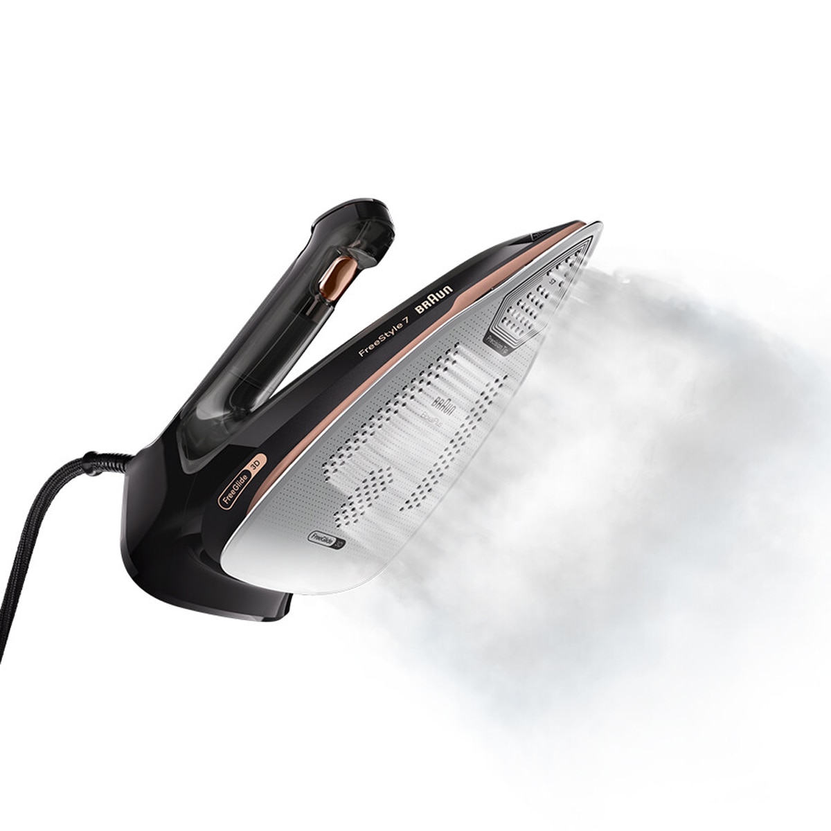 Plancha de vapor Braun FI7276BK con bomba integrada Negro / Bronce-3