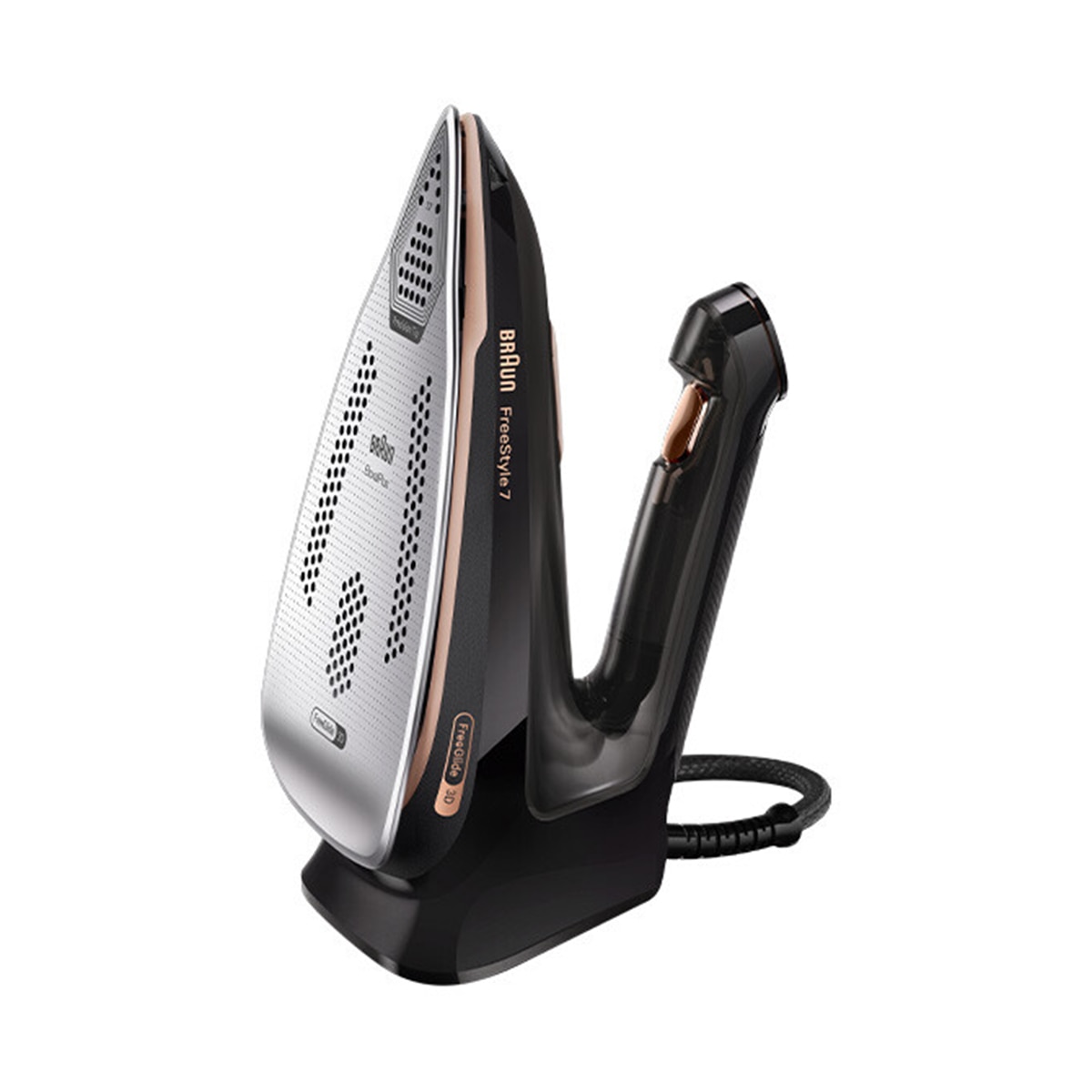 Plancha de vapor Braun FI7276BK con bomba integrada Negro / Bronce-4