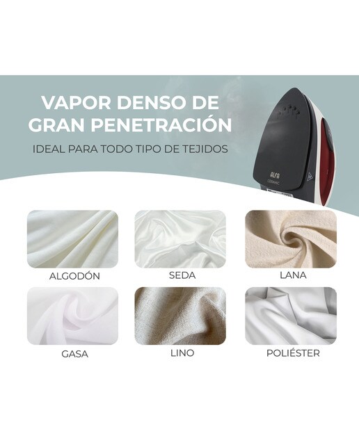 Plancha de viaje Alfa Coquet con bolsa de viaje y vaso de llenado - Blanco / Rojo Blanco / Rojo-4