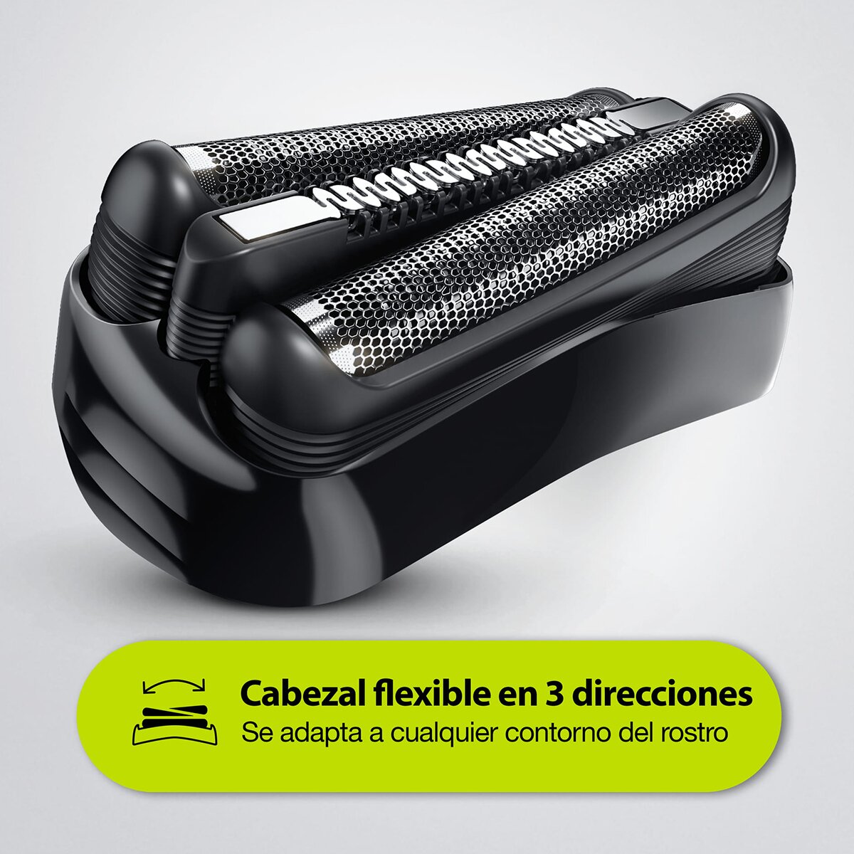 Afeitadora Eléctrica Braun Series 3 Shave&Style 300BT 3 en 1 maquinilla para hombre con recortadora de precisión para la barba y 5 peines Negro / Verde-3