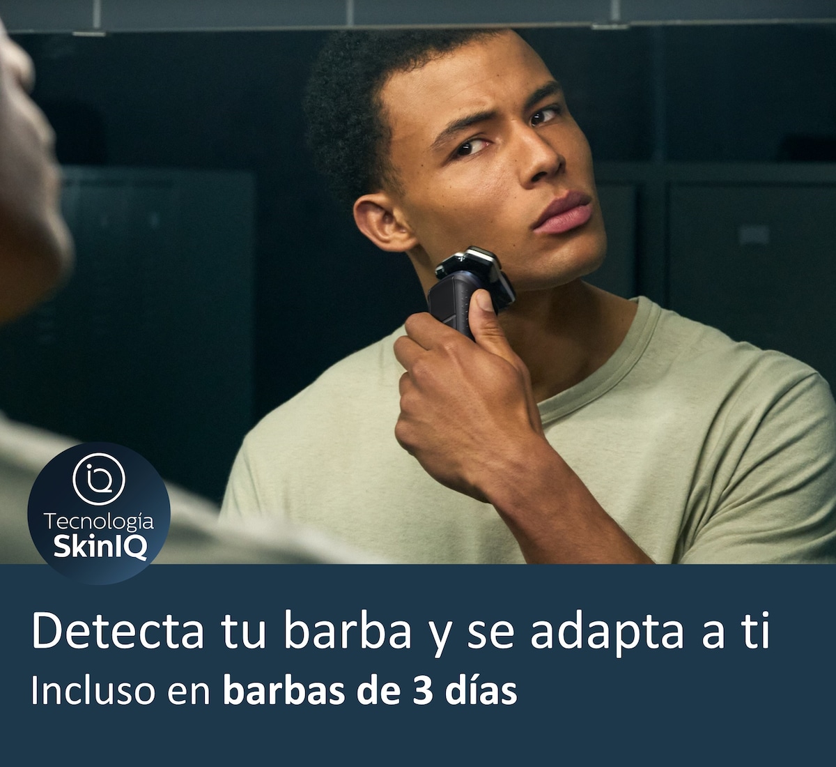 Afeitadora eléctrica Philips Serie 5000, máquina de afeitar hombre en seco y mojado, centro de limpieza 5