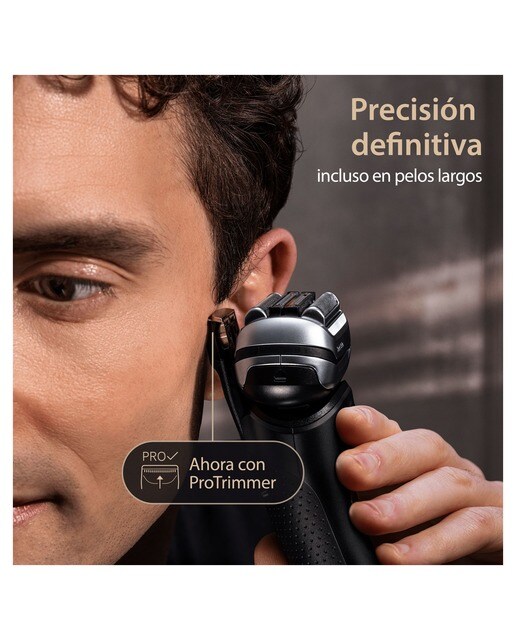 Máquina de Barbear Braun Series 9 9510s com Aparador de Precisão Preto-4