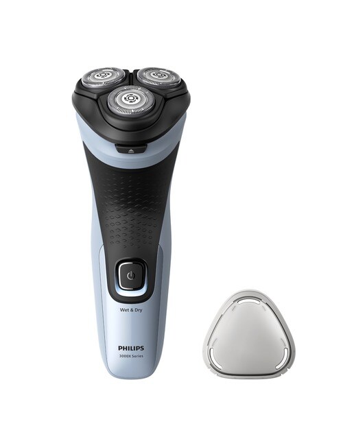 Imagen 0 de Afeitadora eléctrica Philips Serie X3000, 40 min autonomía,  máquina de afeitar hombre en seco y mojado, cabezales flexibles 4D