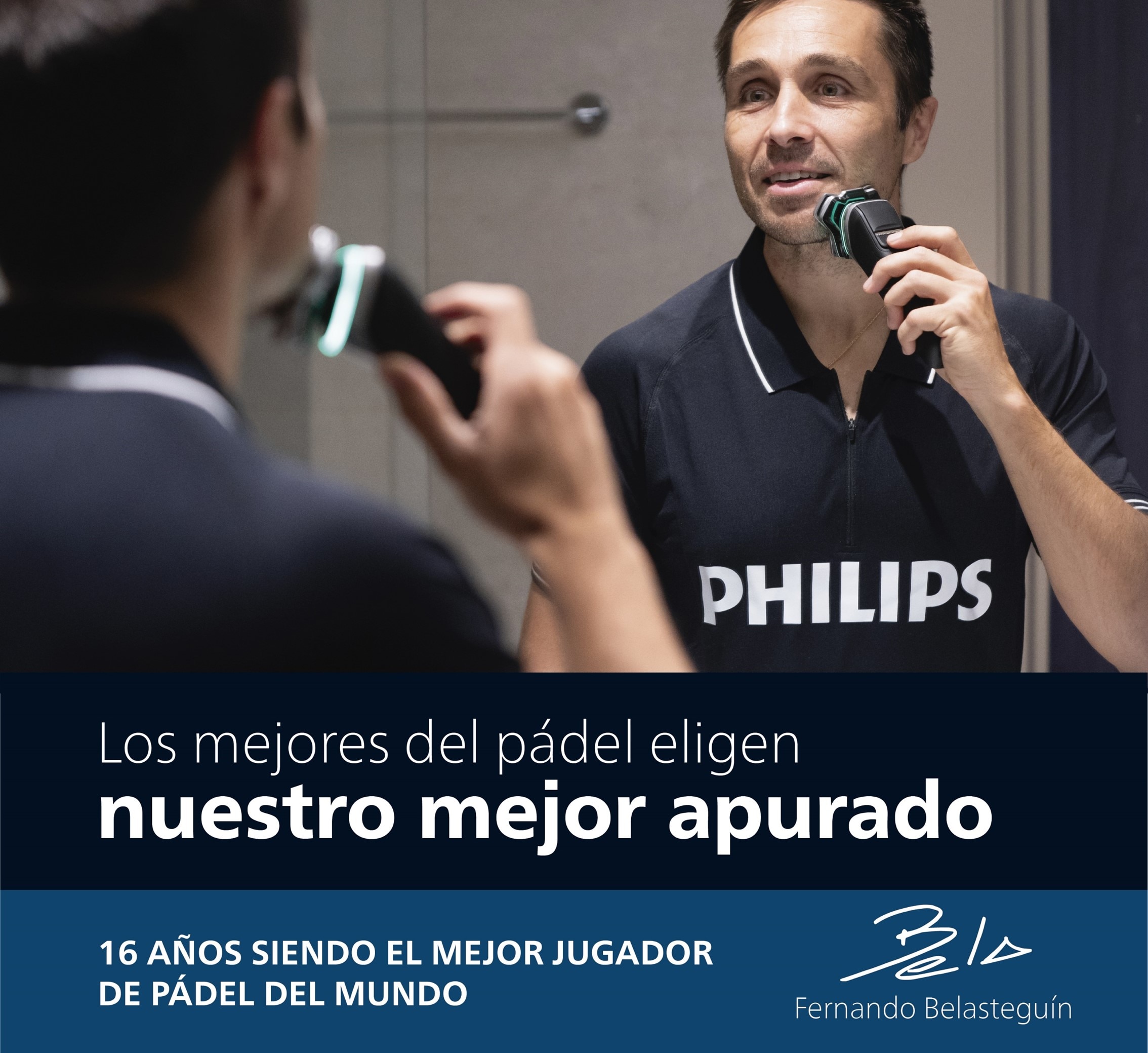 Afeitadora eléctrica Philips Serie X3000, 45 min autonomía, máquina de afeitar hombre en seco y mojado, cabezales flexibles 4D Verde refrescante oscuro-3